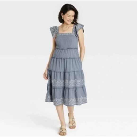 Knox Rose Dresses & Skirts - Knox Rose Blue Maxi Dress